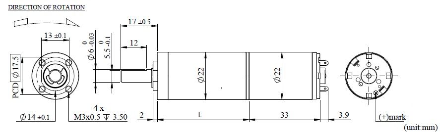 PKB22 Appearance Dimensions